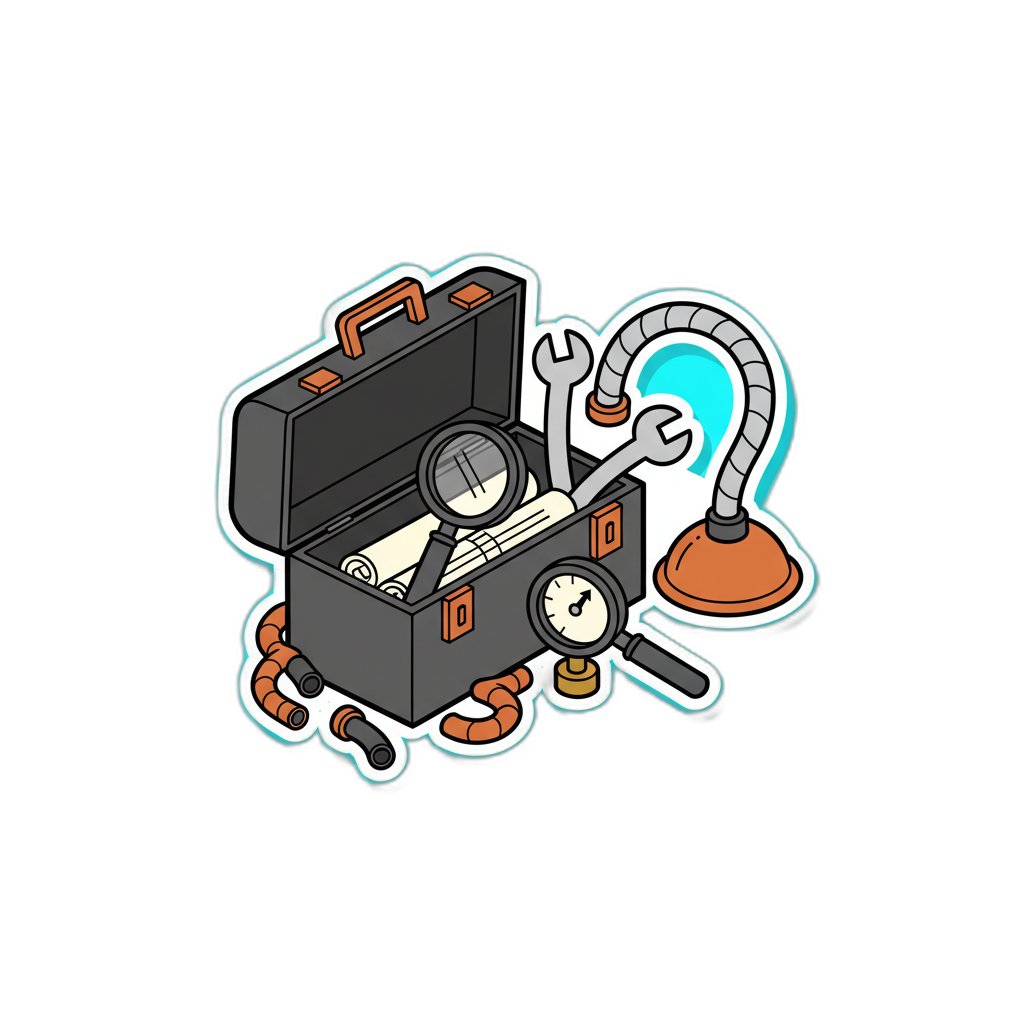 Toolbox spilling diagnostic tools